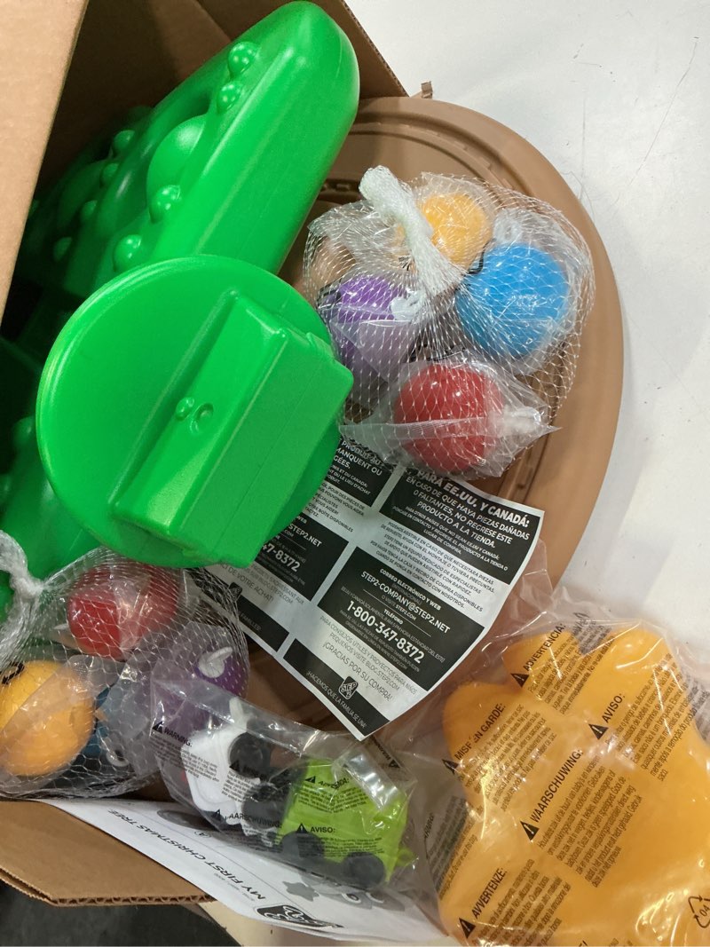 Condition photo showing Good Condition for step2 my first christmas tree, kids interactive holiday toy, 12 colorful plastic ornaments to decorate, mini train set circles the skirt, made of durable plastic, for toddlers 1.5+ years old opaque ornaments