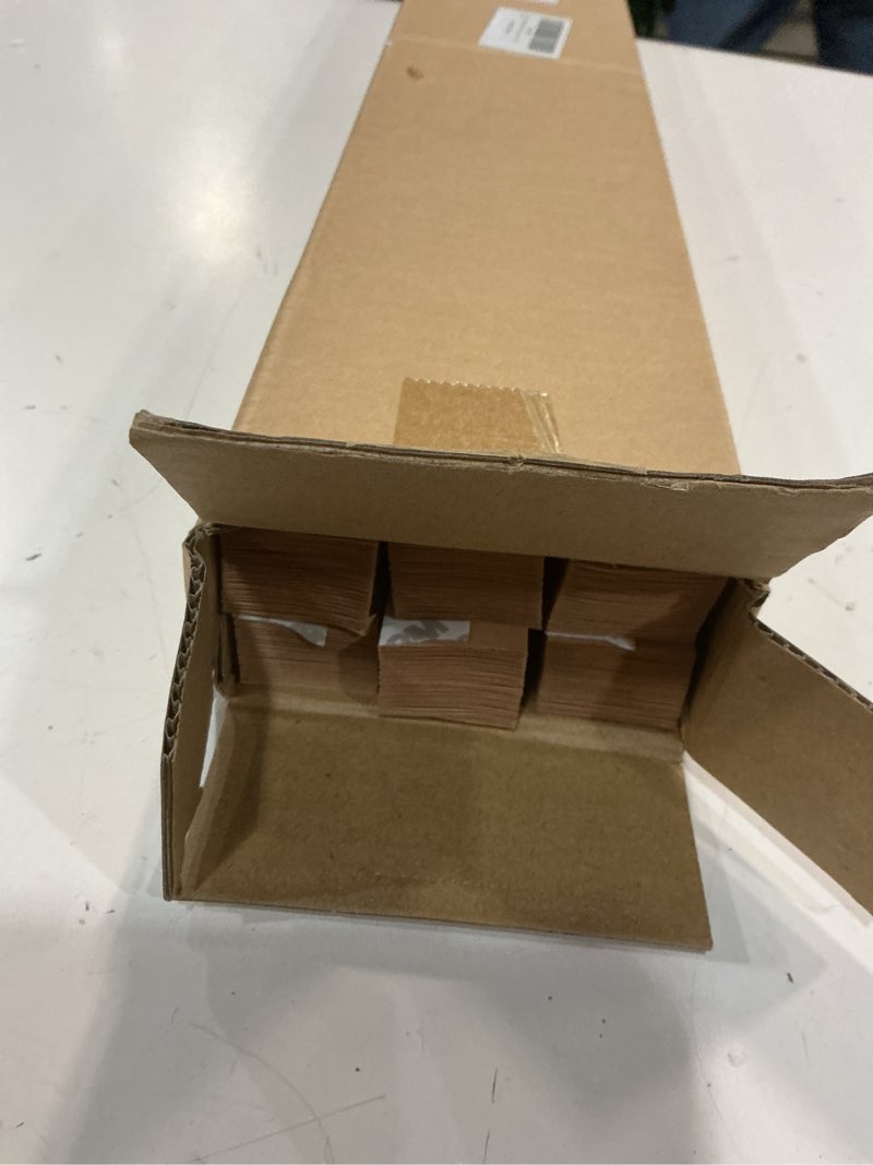 Condition photo showing Good Condition for changshade 6-pack temporary light filtering paper blinds for window, cut to size adhesive paper shades, stick on pleated blinds,no drill easy install,36" w x 72" h,brown brown 36"w x 72"h