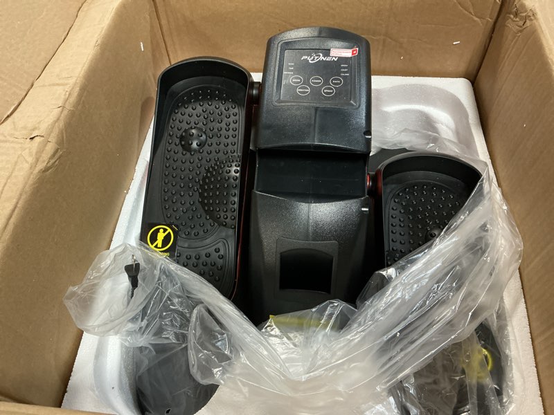 Condition photo showing Good Condition for under desk elliptical machine, electric elliptical leg exerciser for seniors with 12 adjustable, portable quiet elliptical exercise machine, seated pedal exerciser with remote control