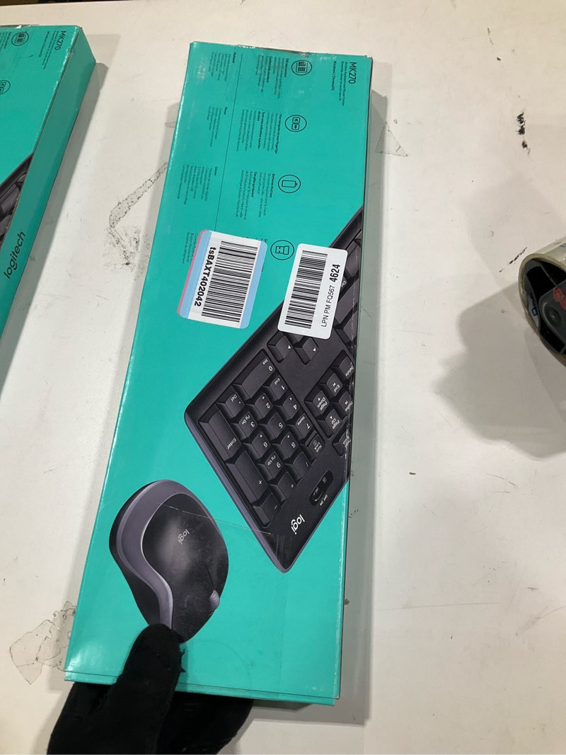 Condition photo showing Good Condition for Logitech MK270 Wireless Keyboard and Mouse Combo for Windows, 2.4 GHz, 8 Multimedia Keys, PC, Laptop, Wireless Keyboard Compact Mouse Combo - Black Black 1 Pack Combo