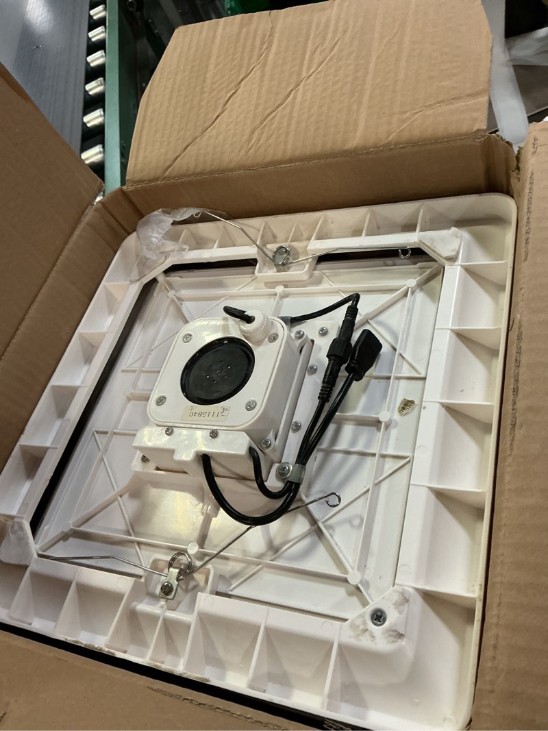 Condition photo showing As Is for Home NetWerks 80 CFM 1.5 Sones Bathroom Exhaust Fan with Bluetooth Speaker and Light