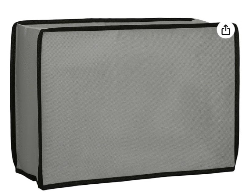 kwmobile Cover Compatible with Nespresso Pixie - Plastic Case for Coffee Maker Machine - Light Grey