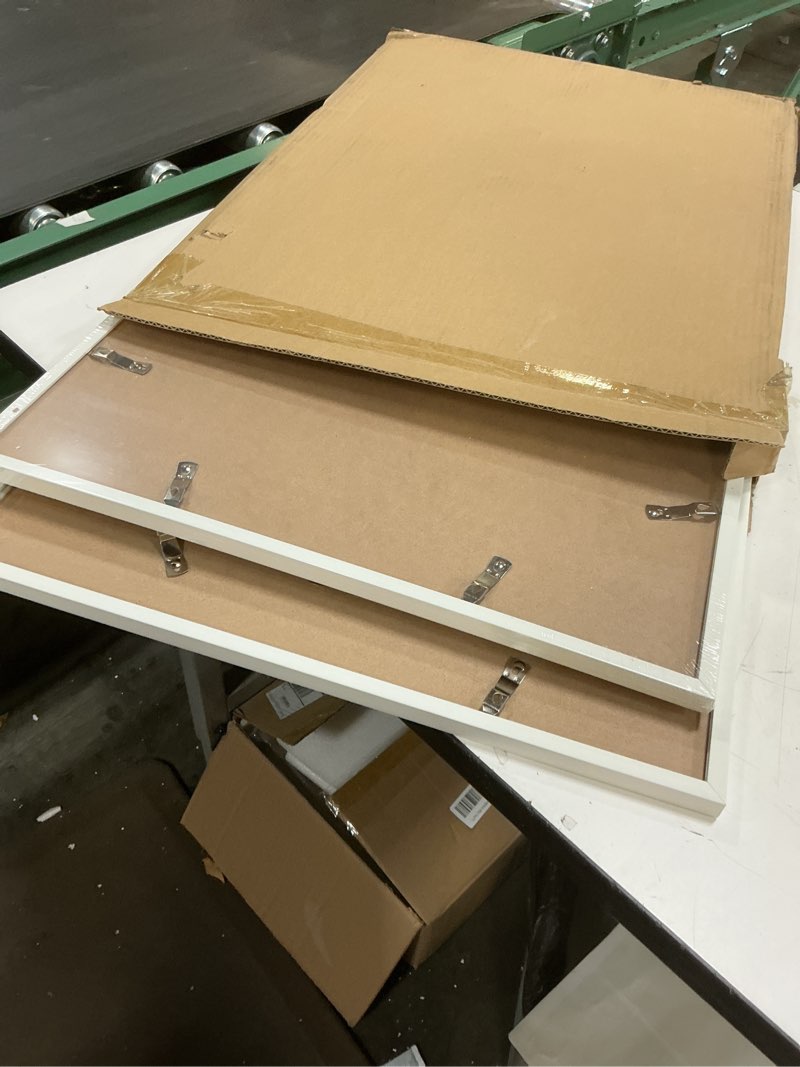 Condition photo showing Good Condition for ENJOYBASICS 18x24 Picture Frame, Display Poster 16x20 with Mat or 18 x 24 Without Mat, Wall Gallery Photo Frames, White, 2 Pack White 18x24