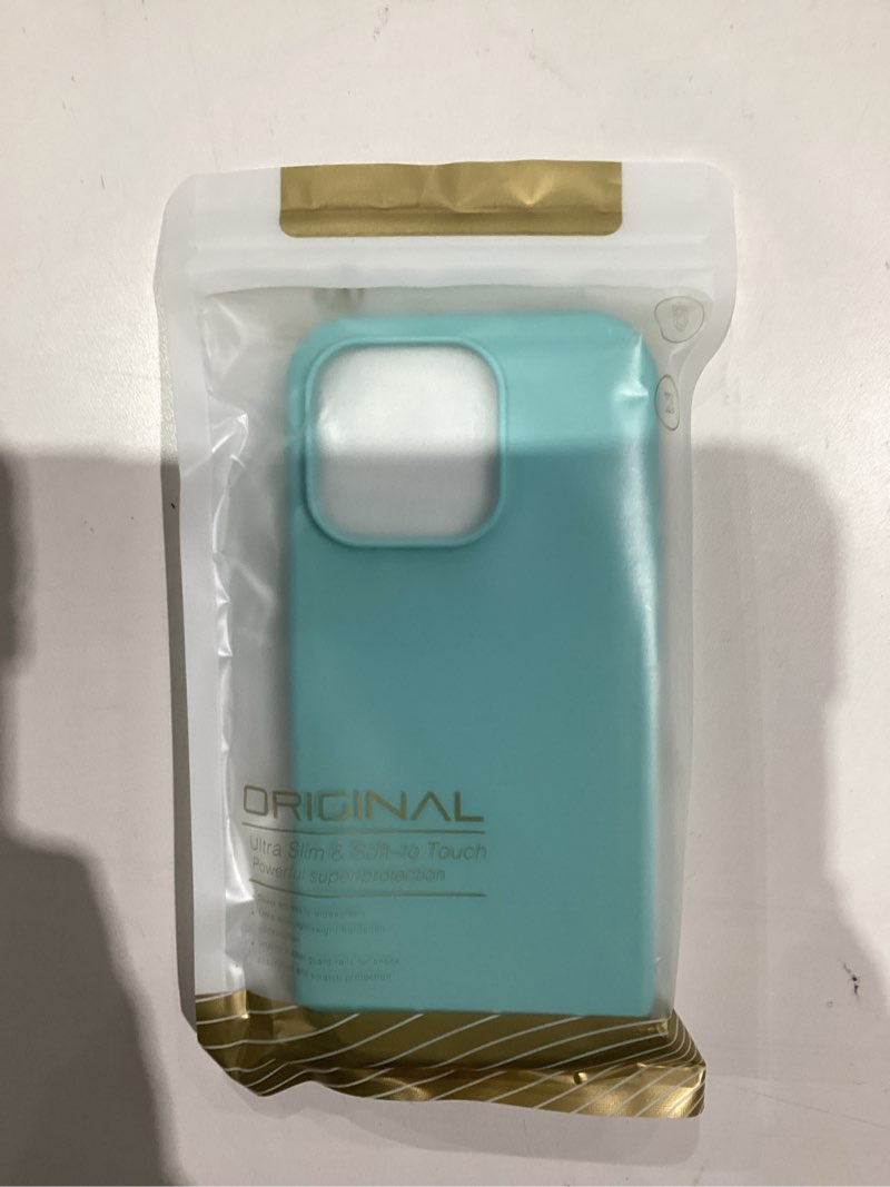 Condition photo showing New/Like New for Magnetic for iPhone 16 Pro Case, Compatible with Magsafe, Suction Cup Phone Mount, 2 Screen Protectors - Camera Protector, Silicone Shockproof Protective Phone Cover 6.3", Light Cyan