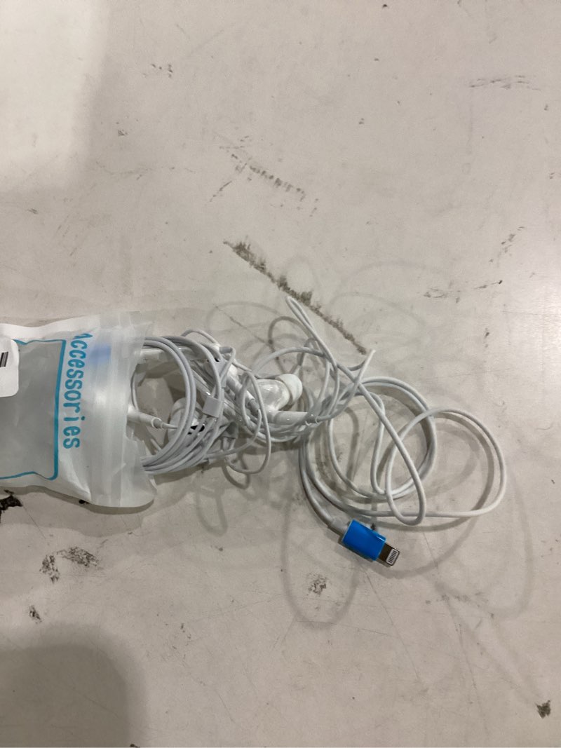 Condition photo showing Good Condition for apple mfi certified iphone wired headphones earbuds earphones wtih lightning connector compatible with iphone 14 13 12 11 pro max x xs xr 8 7 plus with microphone white