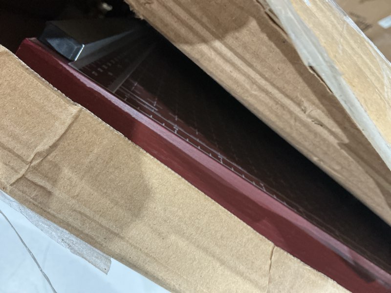 Condition photo showing Good Condition for a2-b7 paper trimmer paper cutter heavy duty trimmer gridded paper photo guillotine craft machine 18 inch cut length 12 sheets capacity for office home use