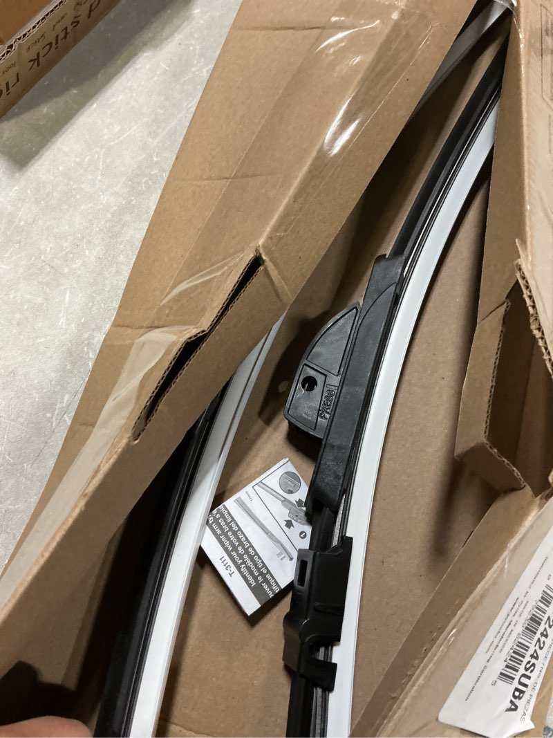 Condition photo showing Good Condition for Michelin 19-2424SUBA Stealth Ultra Twin Pack 24 inch Wiper Blade Fits Select Dodge, Ram, Mercedes-Benz, Chevrolet, Pontiac, Porsche, Toyota, Volkswagen, Mazda, Kia, Model Years (2 Pack) 24" + 24" Pair Pack