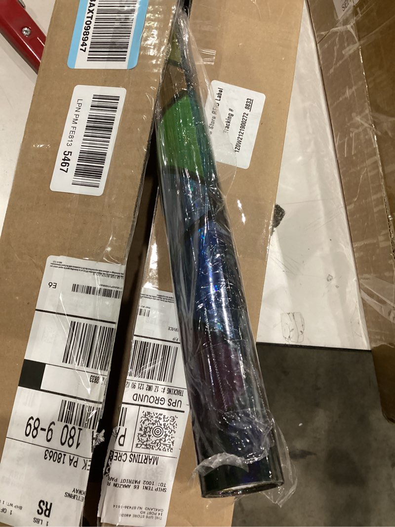 Condition photo showing New/Like New for Window Privacy Film, Static Cling Stained Glass Window Film Decorative, Non-Adhesive 3D Rainbow Frosting Film Anti-UV for Bathroom Home Door(Rainbow?23.6" x 78.7") 23.6" x 78.7" Rainbow