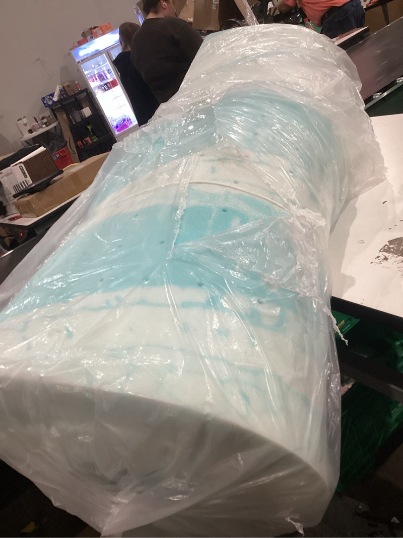 Condition photo showing Good Condition for smilar not exact*******size not specified      memory foam mattress topper - 2 inch, pressure relieving, cooling comfort - made in the usa & certipur-us certified - softens firm beds and extends mattress life -  2 inch