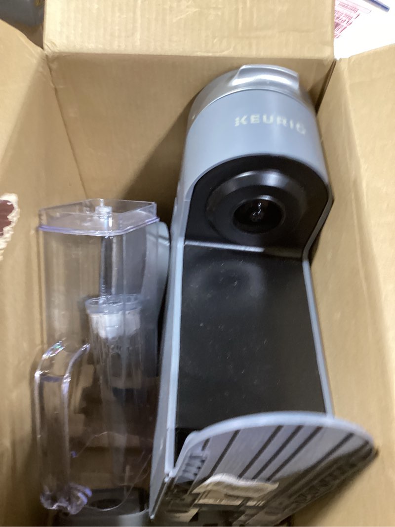 Condition photo showing Good Condition for keurig k-supreme single serve k-cup pod coffee maker, multistream technology, 4 brew sizes, 66oz dual-position removable reservoir, gray gray coffee maker