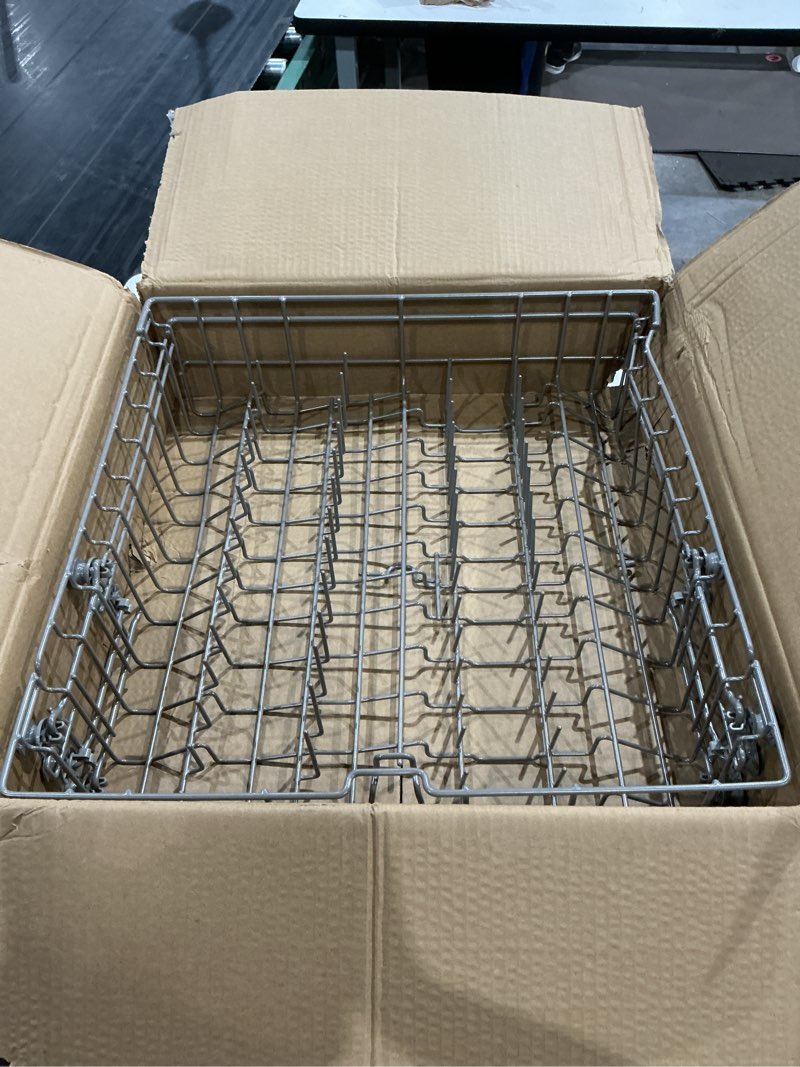 Condition photo showing As Is for upgraded w10728159 dishwasher lower rack compatible with kenmore kitchenaid dishwasher rack,w10728159 w10082825 w10780925 w10525646 kdfe104dss4 maytag whirlpool dishwasher bottom rack part with wheel