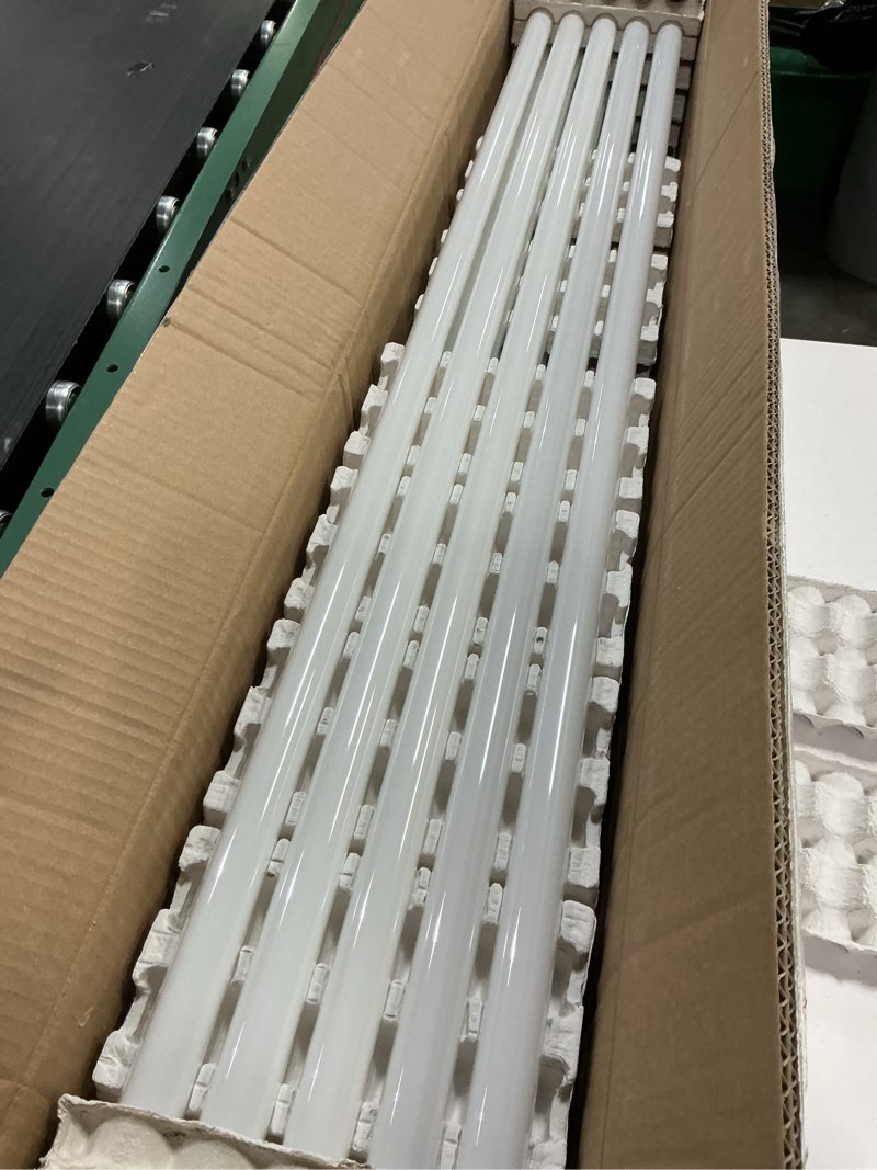 Condition photo showing Good Condition for 25 Pack F32T8/841 Fluorescent Tube 48 Inch, T8 Fluorescent Light Bulb 4 Foot 32 Watt 4100K Cool White 2600 Lumens G13 Base 25Pcs T8-32W 41000K