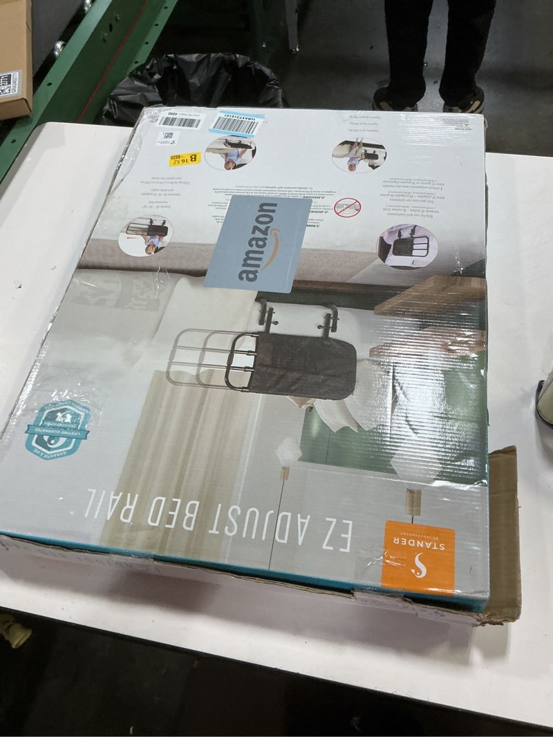 Condition photo showing New/Like New for Stander EZ Adjust Bed Rail, Adjustable Senior Bedrail and Safety Assist Railing for Elderly Adults with Organizer Pouch, ASTM Safety Approved Guard-Rail, Black