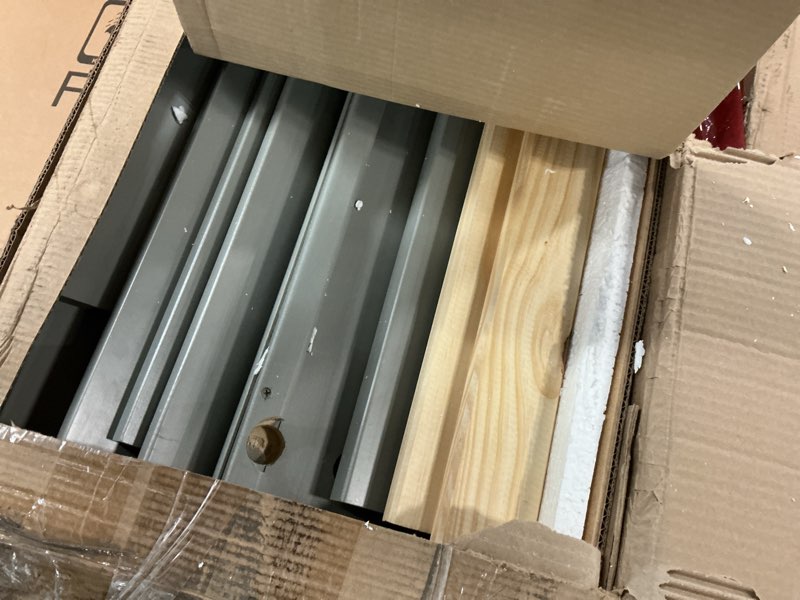 Condition photo showing As Is for Concord Junior Loft Bed, Full, Grey