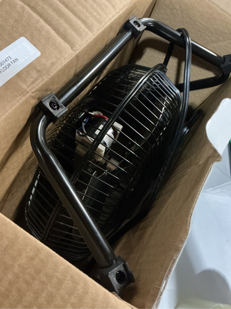 Condition photo showing Good Condition for mainstays 9 in high velocity floor fan wall mount black