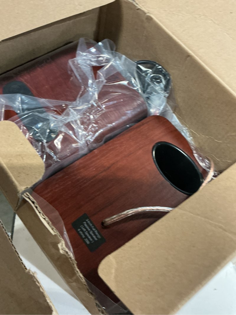 Condition photo showing Good Condition for saiyin powered speakers for vinyl record player, bluetooth turntable speakers with 45 rpm adapter and aux input