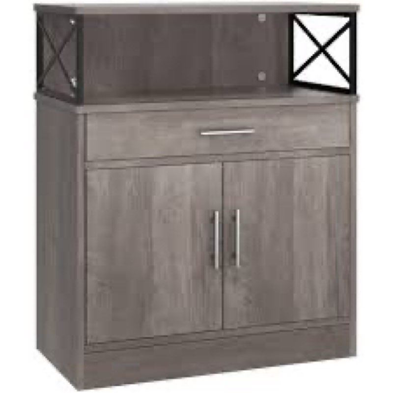 Shintenchi Kitchen Storage Cabinet with Adjustable Shelves and Drawers, Modern Buffet Sideboard, Woo