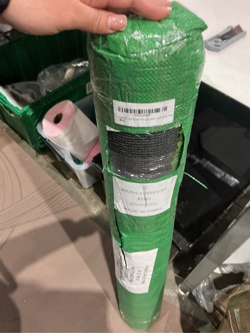 Condition photo showing Good Condition for lita artificial grass turf lawn-3 feet x 10 feet, 0.4" indoor outdoor rug synthetic grass mat fake grass