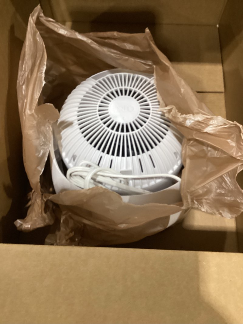 Condition photo showing As Is for Dreo Space Heater 1500W, 60° Adjustable Tilt, 10.5ft/s Portable Electric Heaters for Indoor Use with Thermostat, 8 Safety Protections, 3 Modes, Remote, Quiet Desk Heater for Bedroom, Office, White