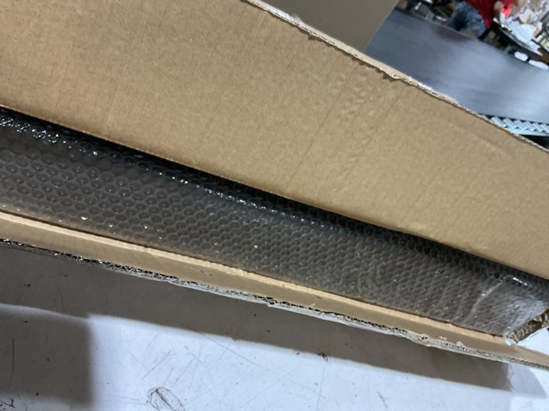 Condition photo showing As Is for 16 inch wide coffee table legs, metal legs for table, base black industrial modern steel for living room or outdoor (35.5l*15.8h)