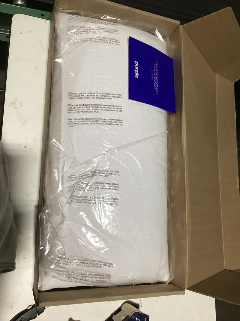 Condition photo showing Good Condition for Purple Harmony Pillow – Talalay Latex Foam Cooling Pillow for Combo or Side Sleepers, 360º Hex GelFlex Grid for No-Pressure Support and Luxurious Weightless Feel - King, Medium Feel, Med Height King - Medium