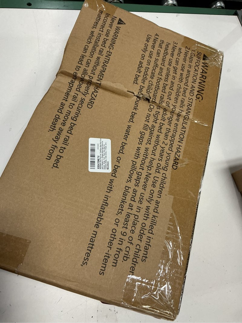 Condition photo showing New/Like New for MHOMER Bed Rail for Toddlers Bed Rail Guard with Steady U-Shape Base Bed Rails for Queen, King, Full, Twin Size Bed for Toddlers,Baby, Kids (Grey,1 Piece, 54") 54in