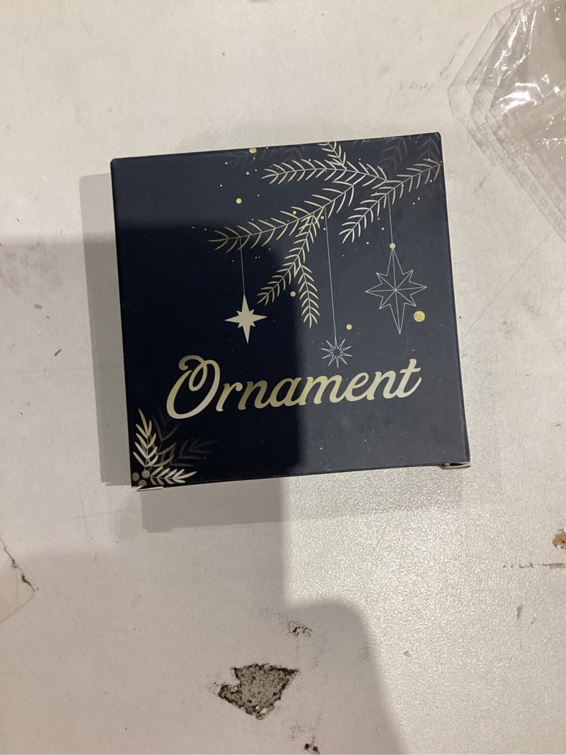 Condition photo showing New/Like New for I Saw That Ornament 2025, Funny Christmas Ornament 2025, White Elephant Gift – “I Saw That” Ceramic Ornament with Vintage Santa Artwork – Holiday Tree Decoration & Stocking Stuffer Gag Gift