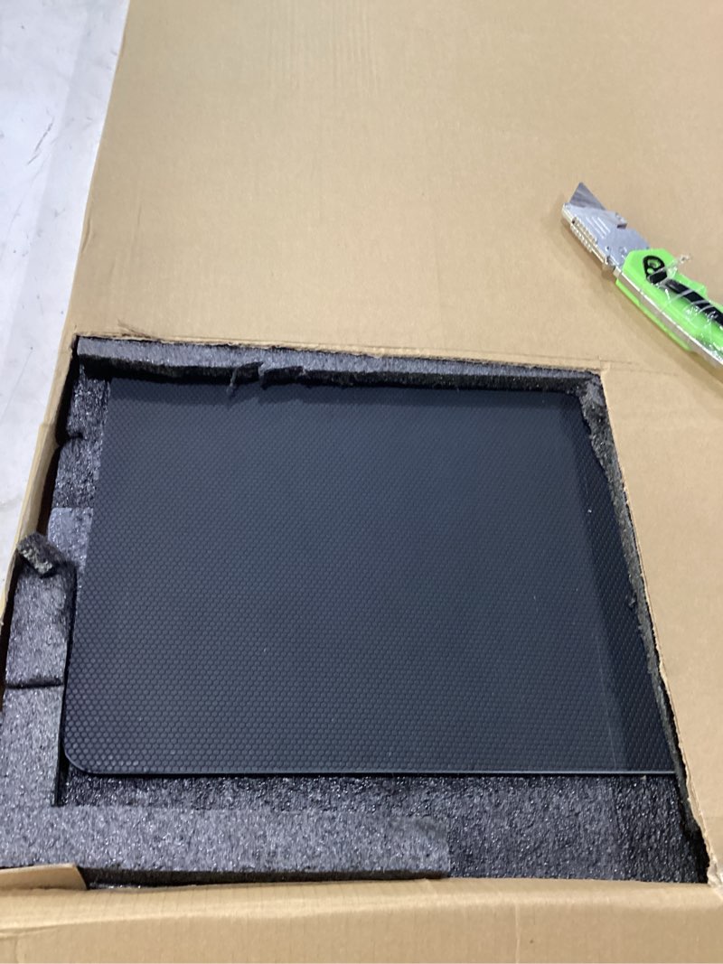 Condition photo showing New/Like New for xxl glass gaming mouse pad, 38.5×16.5 inch desk mat black | 3mm tempered glass surface with 0.85?m micro etched texture, smooth glide & precision control for fps gaming, keyboard setup 38.5" x16.5" black