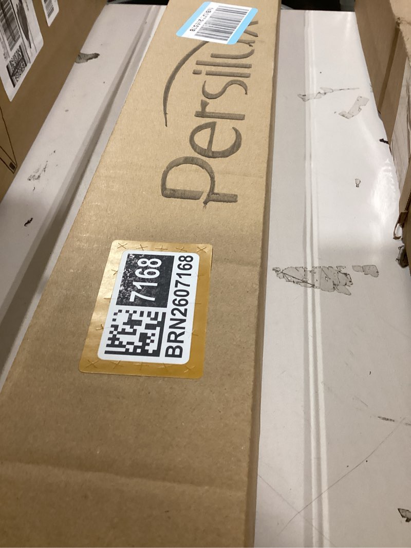 Condition photo showing New/Like New for persilux blackout roller shades for window blinds,cordless,linen fabric,thermal insulated fabric uv protection shades for home,office,bedroom,door,blackout-beige,34" w x 64" h 34"w x 64"h blackout-beige