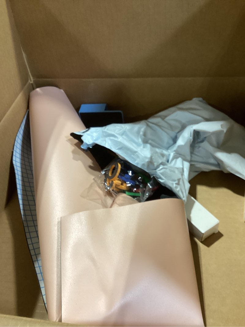 Condition photo showing As Is for Magnetic Wall Decal 32 x 24In Arch Magnetic Chalkboard for Wall, Magnet Wall Drawing Learning for Playroom, School, Home (Light Pink 24"W x 32"H Light Pink