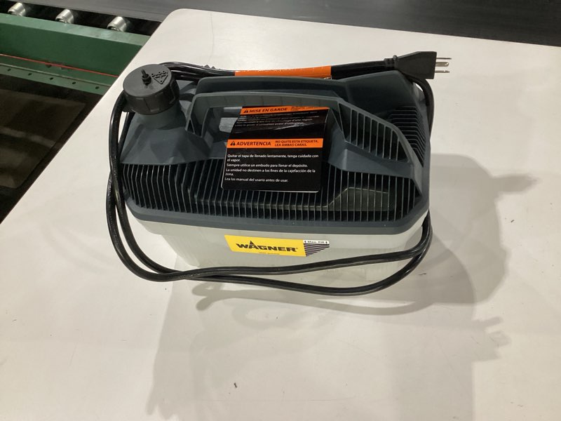 Condition photo showing As Is for wagner spraytech 2439019 725 wallpaper steamer, steam cleaner for easy wallpaper removal, 2 steam plates included