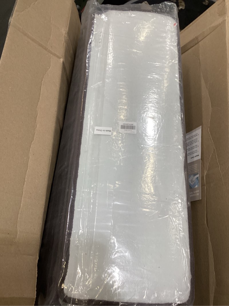 Condition photo showing Good Condition for pure era carpet stair treads ultra plush 9.5" x 30"soft bullnose indoor stair protectors pet-friendly non-slip skid resistant tape free washable reusable(14 pieces,dark brown) dark brown 14 pieces with bullnose