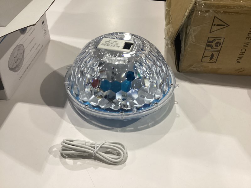 Condition photo showing New/Like New for upgraded pool fountain with remote,2026 floating pool fountain with lights,above ground pool water fountains pump with anchor,swimming pool fountains for inground pool-1pc(blue)