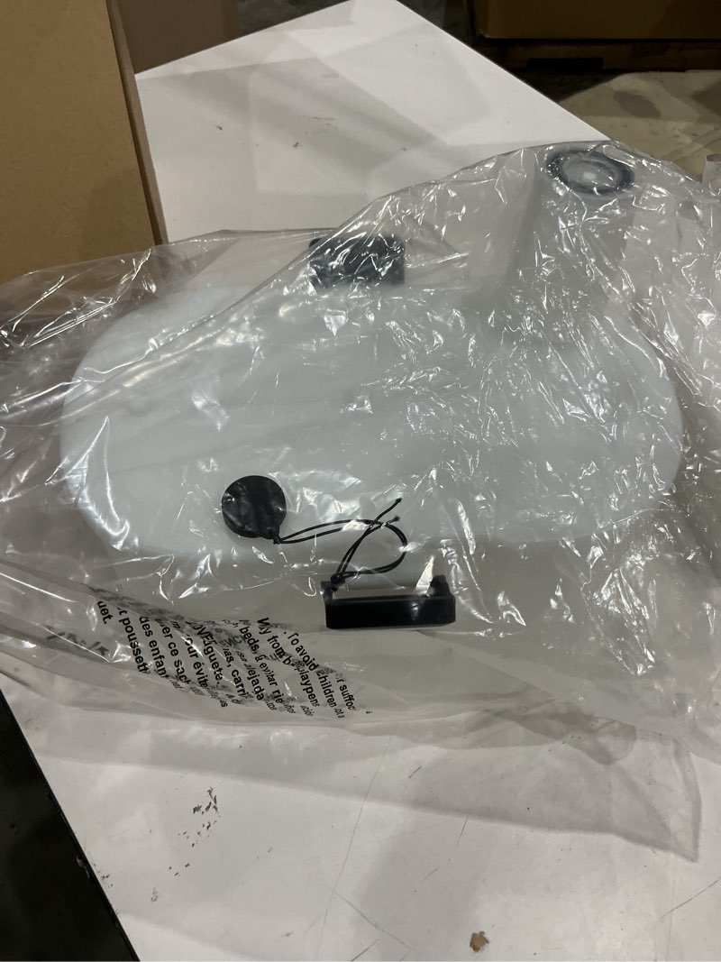 Condition photo showing As Is for kobalt 2-gallon battery operated plastic pump sprayer battery and charger not included