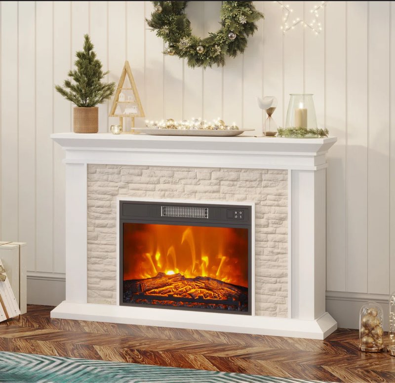  (Incomplete) 47.2''W Electric Fireplace