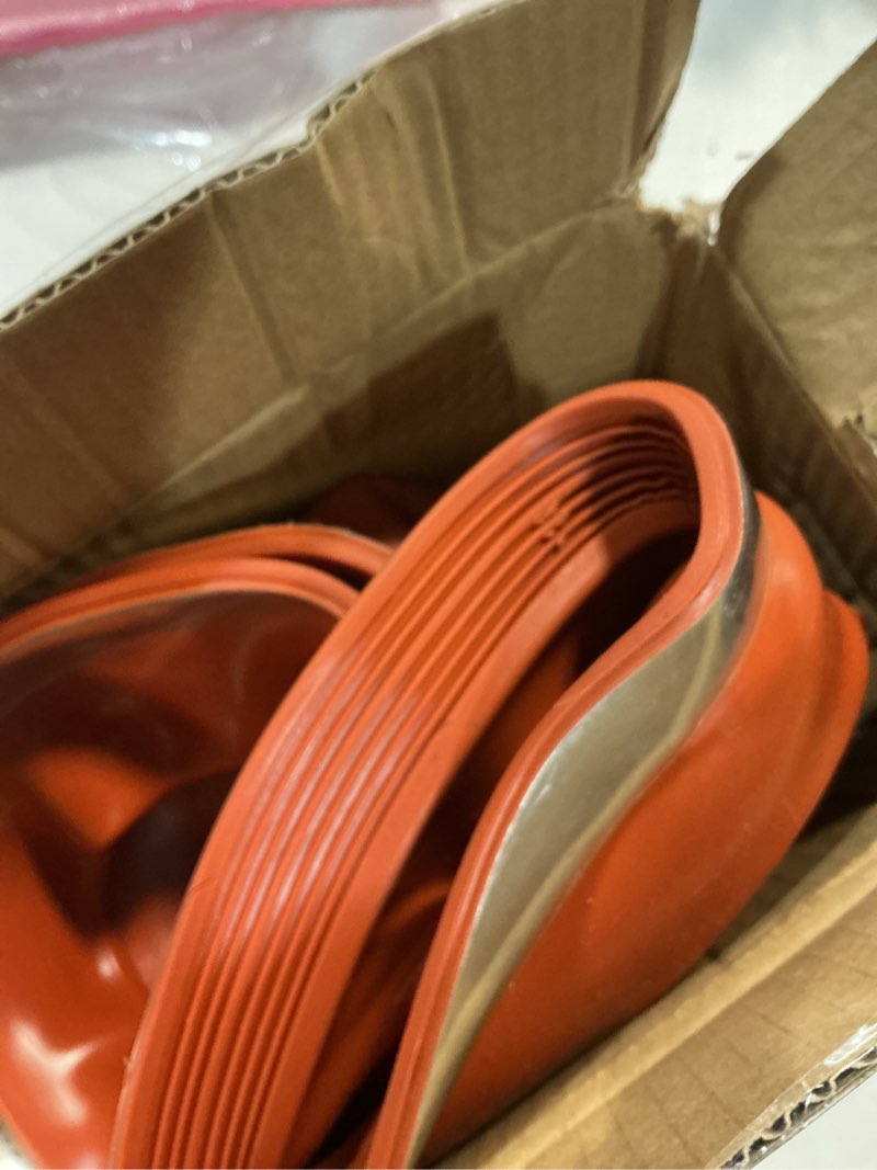 Condition photo showing Good Condition for #8 High Temp Silicone Metal Roof Pipe Flashing Boot - Roof Vent Boot for Pipe OD 7" to 13" - Roof Vent Cover for Stove Pipe, Chimney, HVAC Ducts & Plumbing Vents with Roofing Screws & Hex Socket #8 (Pipe OD 7" to 13")