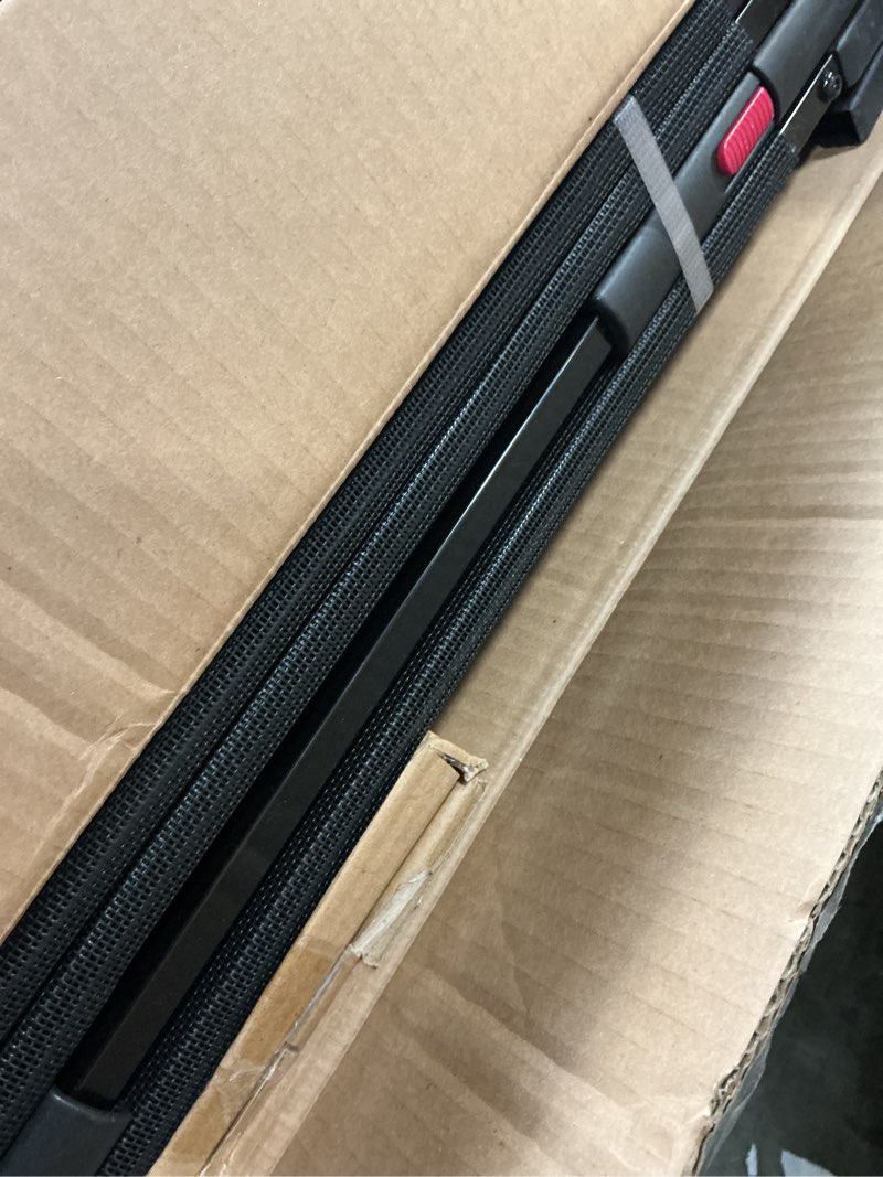 Condition photo showing New/Like New for dog gate foldable pet playpen extra wide 29"-102", auto close pet gate dog fence pressure mounted walk through swing safety pet fence indoor puppy date for stairs, 29" height-4 panels, black 4 panels with door - 102"w x 29''h