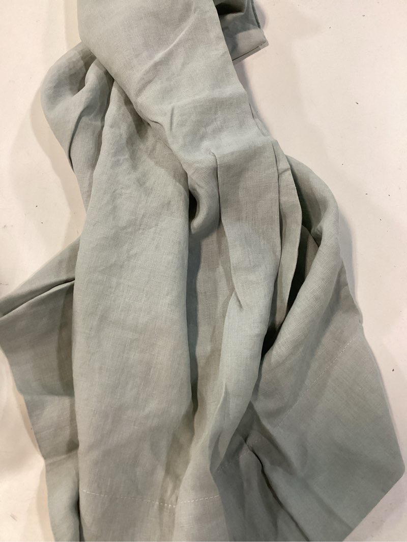 Condition photo showing Good Condition for european linen pillowcase set, standard, mist