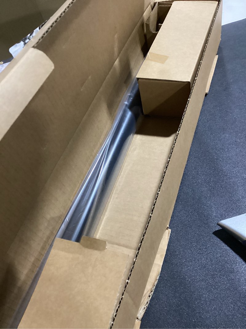 Condition photo showing Good Condition for Ivilon Drapery Treatment Window Curtain Rod - Square Design 1 1/8 Rod. 48 to 86 Inch. Black 48 to 86 in.