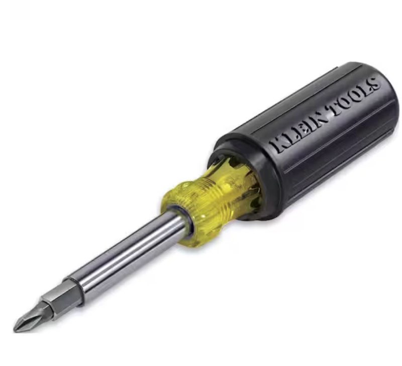 11-in-1 Multi Bit Screwdriver and Nut Driver - Cushion Grip Handle