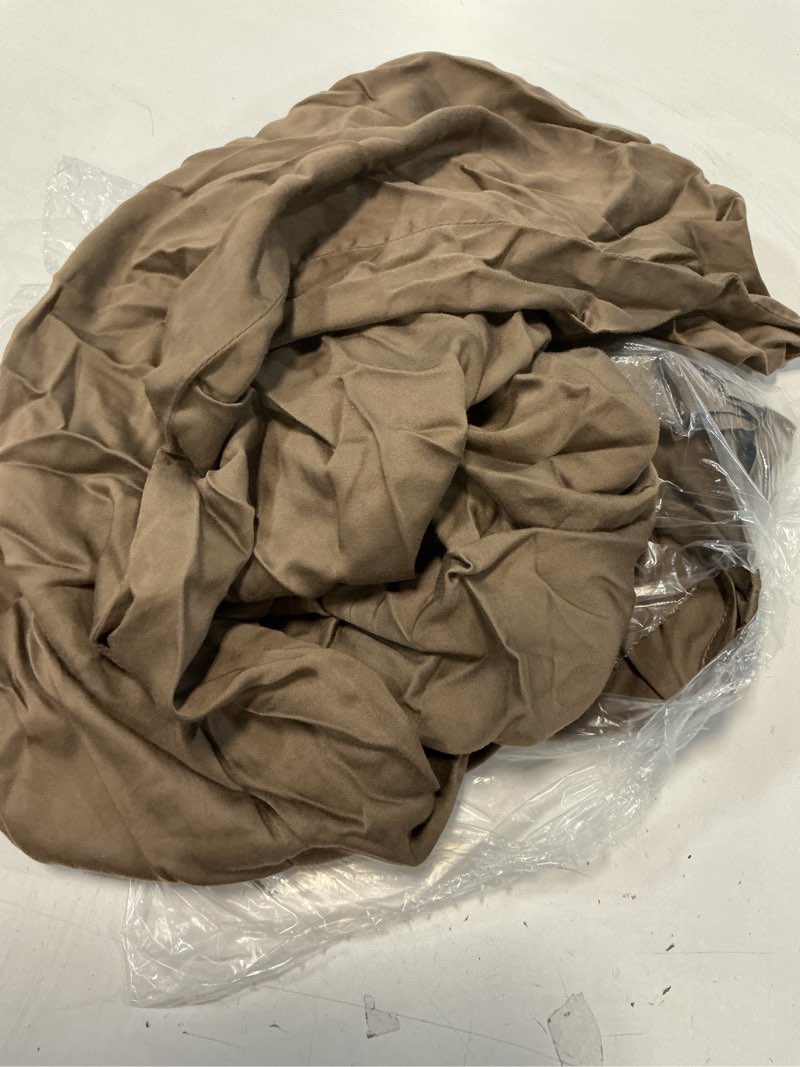 Condition photo showing As Is for bamboo pillowcase set, standard, walnut