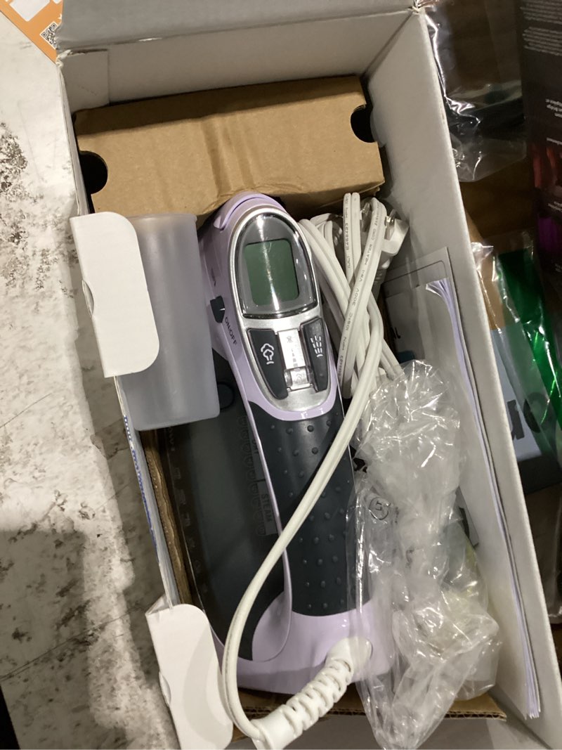 Condition photo showing New/Like New for beautural 1800 watts steam iron with digital lcd screen, 3-way auto shutoff | double-layer and ceramic coated soleplate, 9 preset temperature, burst of steam for variable fabric, anti-drip and anti-calc