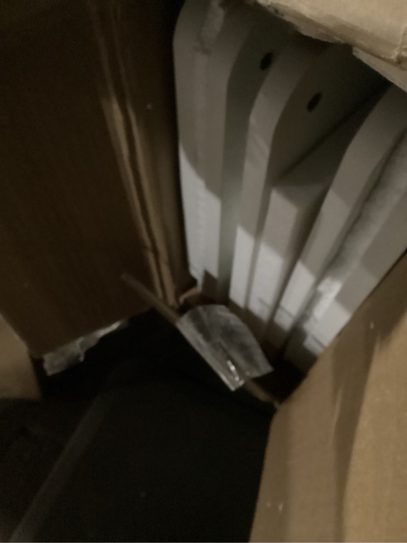 Condition photo showing As Is for IOTXY 5-Tier Wooden Shelf Bookcase - Modern Open Bookshelf, Free Standing Storage Rack, Multifunctional Display Stand for Home and Office, White, Rectangle 5-Tier White