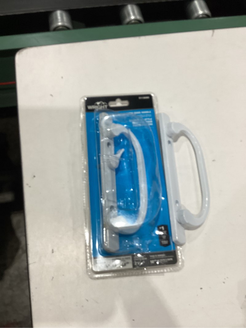 Condition photo showing As Is for incomplete(missing parts))wright products 3.94-in surface mounted sliding patio door handleset