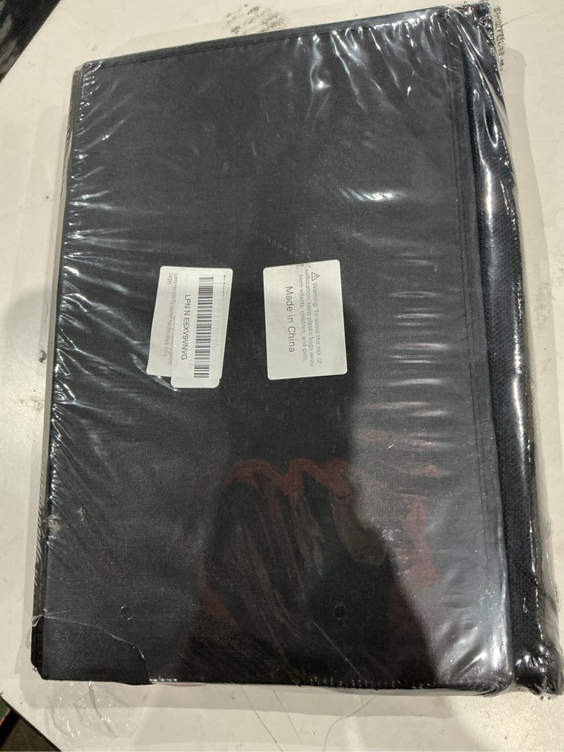 Condition photo showing Good Condition for vinnegenzz storage bins with zipper lid cotton linen fabric lidded storage baskets boxes foldable wa