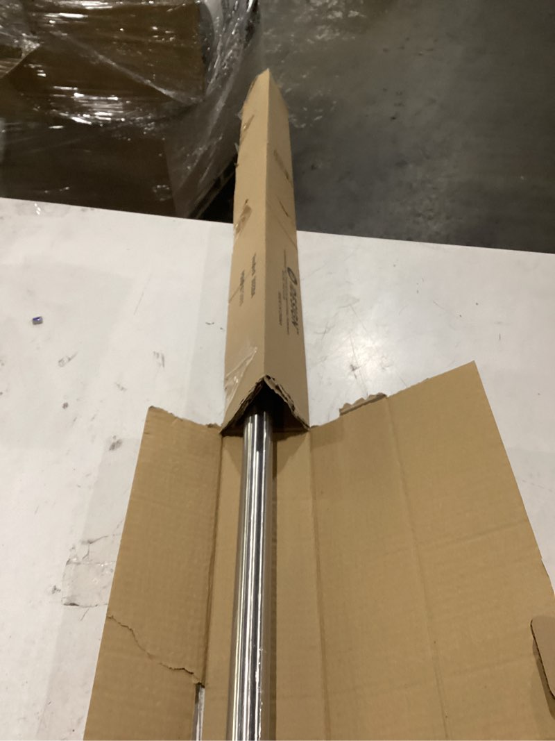 Condition photo showing New/Like New for gxoackj brushed nickel shower curtain rods - 31-80 inch spring tension shower rods for bathroom, adjustable, no drilling, no rust, stainless steel 31-80 in brushed nickel
