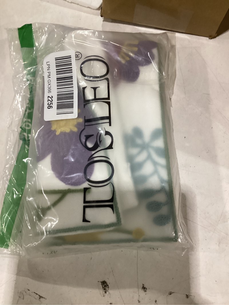 Condition photo showing New/Like New for embroidered throw pillow covers 18x18 pack of 2 multicolored flowers pillow covers farmhouse pillow cushion case spring summer decorative farm pillowcases square rustic floral pillow case multicolored flowers 18" x 18" (pack of 2)