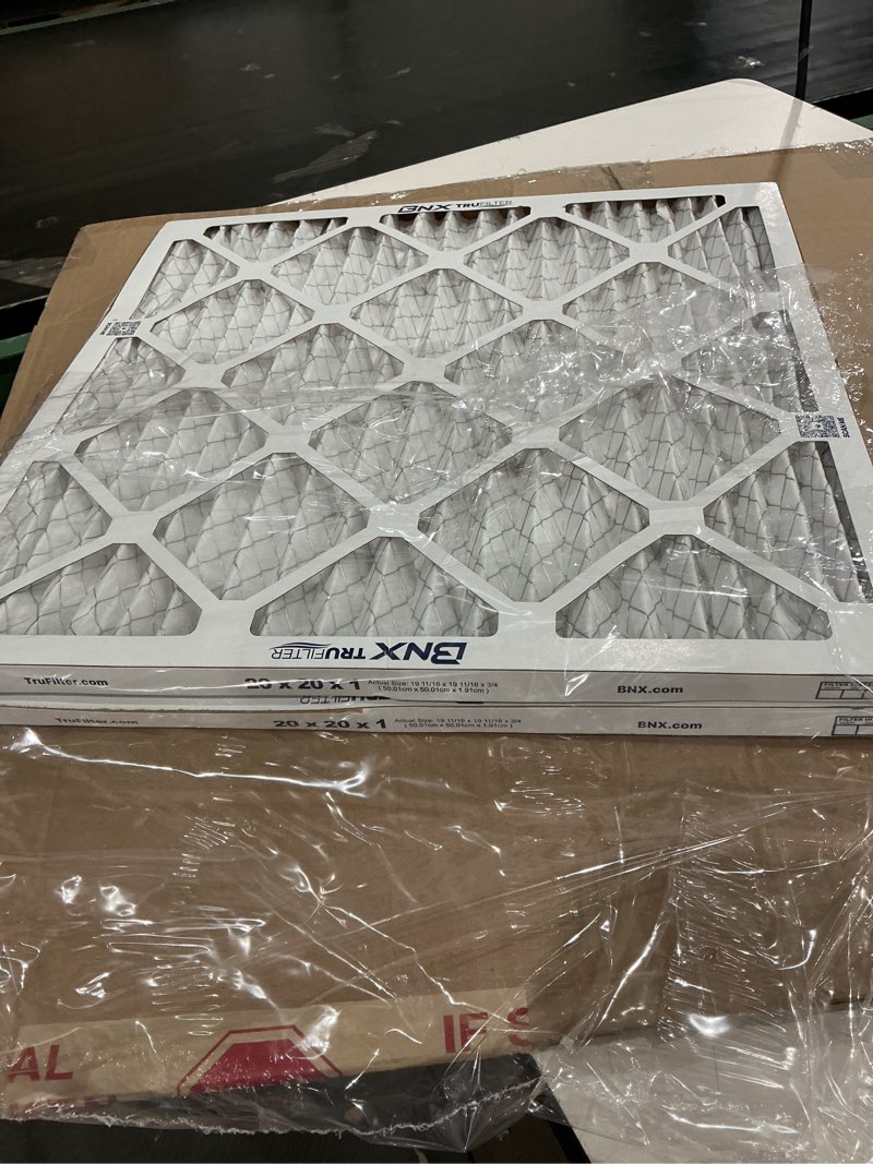 Condition photo showing Good Condition for bnx trufilter 20x20x1 air filter merv 13 (2 pack) - made in usa - electrostatic pleated air conditioner hvac ac furnace filters for allergies, pollen, mold, bacteria, smoke, allergen, mpr 1900 fpr 10