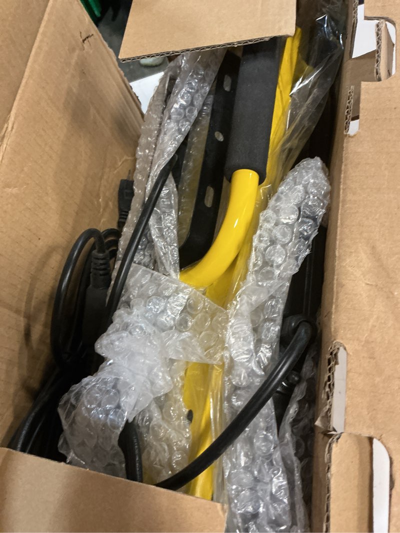 Condition photo showing New/Like New for 21000lumen led work lights with stand - 3 head portable work light on stand - ip66 waterproof tripod worklights for outdoor indoor job site workshop garage construction site lighting yellow-3-head