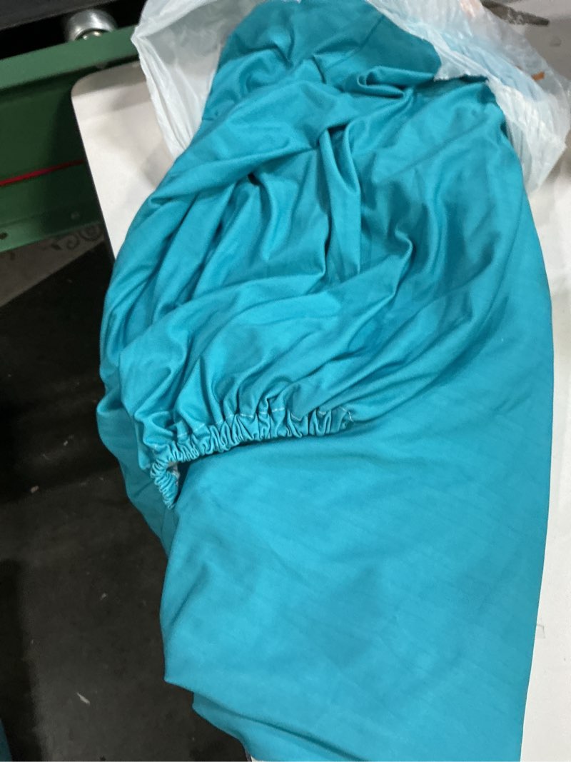 Condition photo showing Good Condition for Seamless Plain Mixture Dark Spring Teal Color 7.2FT Wedding Arch Cover Spandex Fitted Fabric Round Top Stretchy Backdrop Stand Covers for Wedding Birthday Party Decoration Color10 7.2x4 FT